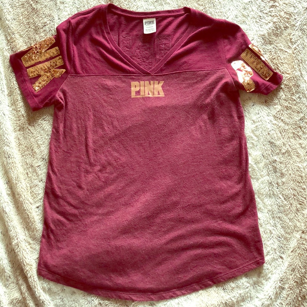 Pink Bling Short Sleeve Tee